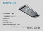 Silver Flat Osram 120W Led Street Lights IP65 Waterproof Bridgelux Chip