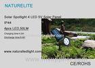 4 LED 5V Solar Spotlight 750mAh Battery One 100% 3 LED Free Giveaway