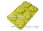 Cute Animal Shaped Silicone Cake Moulds oven with High Temperature Resistant