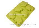 Cute Animal Shaped Silicone Cake Moulds oven with High Temperature Resistant