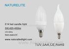 5W E14 led Candle Lights 420 - 450 lm 270 Degree 4700 - 6700K