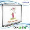Professional Aluminum Double Sided Magnetic Fridge Whiteboard With Pen Tray