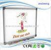 Professional Aluminum Double Sided Magnetic Fridge Whiteboard With Pen Tray