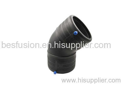 HDPE Electrofusion Fittings Elbow 45deg PE Pipe Fittings