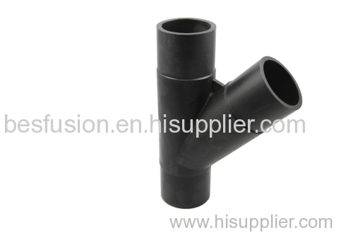 HDPE Butt Fusion Y Tee Branch Tee Lateral Tee