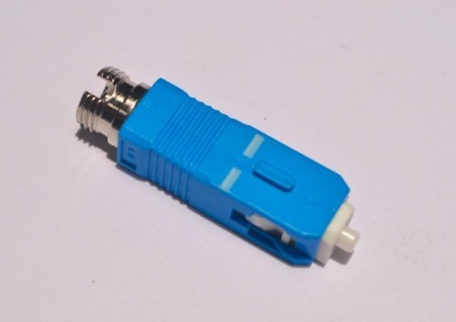 SC male to FC female hybrid fiber optic adapter