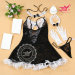 Sexy late nite french maid costume Servant cosplay sexy women dress Sexy Lingerie Tempt Babydoll Underwear Cosplay Teddy