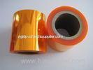 Amber 0.5mm Rigid Colored PVC Sheet For Food Packing Width 60mm-850mm