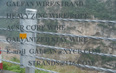 Supply Zn-5%Al-mischmetal alloy-coated steel wire strand (galfan wire strand)