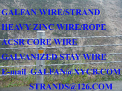Supply Zn-5%Al-mischmetal alloy-coated steel wire strand (galfan wire strand)