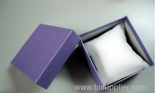 Lid and Tray style Gift packaging Watch Box with Pillow