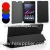 Smart Wallet Leather Case Cover For Sony Xperia Z1 + Screen Protector