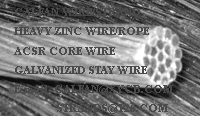 Galvanized steel wire strand