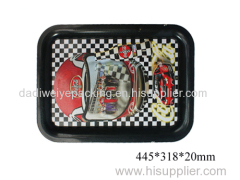 Rectangle Metal Tin Tray