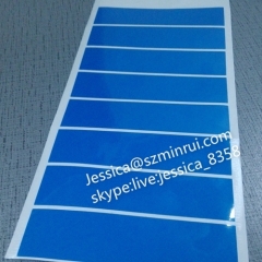 Manufacturer Custom Paper VOID Warranty Seal Sticker Blue Tamper Evident Security Sealing Tape