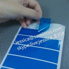 Manufacturer Custom Paper VOID Warranty Seal Sticker Blue Tamper Evident Security Sealing Tape