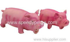 Large Size Dog Latex Pig Toy