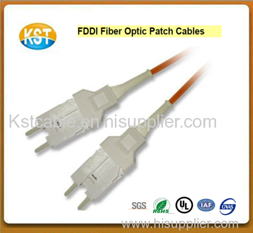 factory low price FDDI Fiber Optic Patch Cables/fiber jumper professional producer Low insertion and high return loss