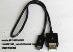 Poker Cheat Device USB Connector Camera Wire Connector Charger Camera