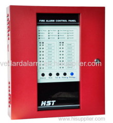 Conventional fire alarm control panel 16 zones loops fire fighting building security systems