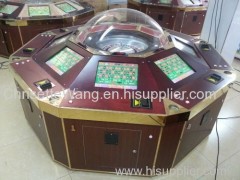 8 players High quality electronic roulette machine/lottery gambling machine/lottery machine