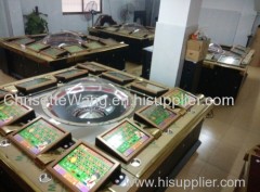 2015 Hot sellimg im trinidad and tobago 12 players electronic roulette machine for sale