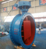 Large dimension EPDM sealing flange type pipenet butterfly valve