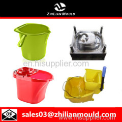 custom OEM plastic mop bucket mould with high precision in China