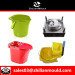 custom OEM plastic mop bucket mould with high precision in China