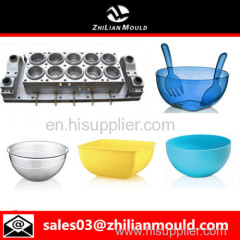 custom OEM plastic food bowl mould with high precision in China