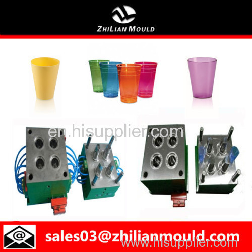 custom OEM plastic water cup mould with high precision in China
