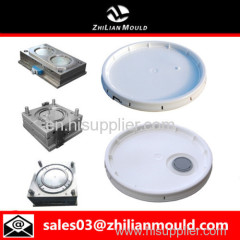 custom OEM plastic bucket lid mould with high precision in China