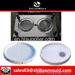 custom OEM plastic bucket lid mould with high precision in China