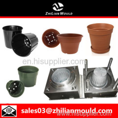 custom OEM plastic flower pot mould with high precision in China