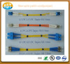 big supplier fiber optic patch cord/cable single/multimode duplex yellow and orange sheath jacket fiber jumper pigtail