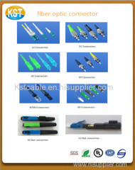 fiber optic connector ST LC FC SC MU MTRJ E-200 SMA DIN connector/LC SC fast fiber connector with varioous color price