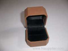 Fancy Plastic Octagonal Ring Gift Box