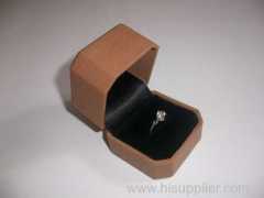 Fancy Plastic Octagonal Ring Gift Box