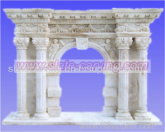 stone carving fireplaces.statued fireplaces.construction stone