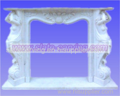 marble fireplaces.stone fireplaces. stone statued fireplaces.marble carving