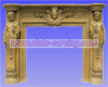 stone fireplaces.statue carved firepplaces.marble fireplaces.stone carving