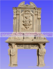 double fireplaces.stone fireplaces.stone carving.marble fireplaces