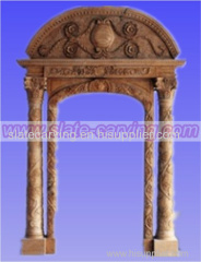 building stone.construction stone.stone door surround.marble door surround