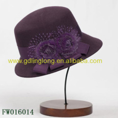 Breathable & Waterproof 54 colors for choose 100% Wool Felt Hat Body Winter Hat