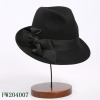 57cm 58cm size Black Australia imported Fedora 100% Wool Felt Hat