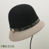 Custom Casual Ladies Wool Felt Hats with Wool Band