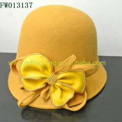 New Style Wool Felt Pork Pies Hats Bucket Wool Hat