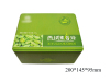 China environmental protection green nut packing tin box manufacturer
