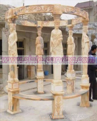 stone gazebo.marble gazebo.stone carving.building stone.construction stone