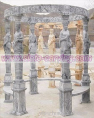 stone gazebo.marble gazebo.building stone.construction stone